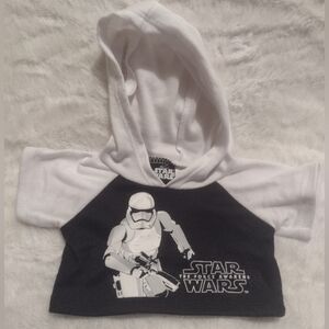 Build a Bear Star Wars Graphic Hoodie T-Shirt Black  Force Awakens